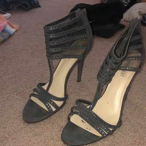 Grey High Heels